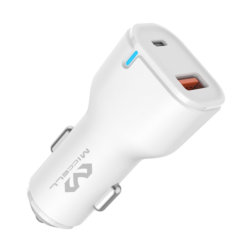 S2236 Miccell DUAL Fast CAR Charger (VQ-C08) 38W+3.0 Box Pack